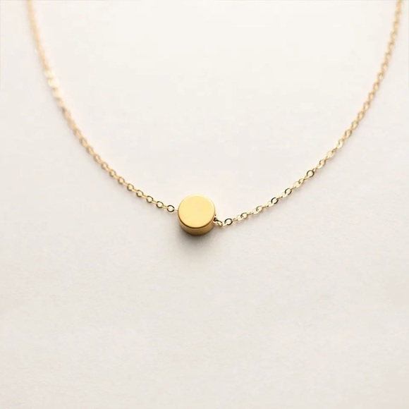 ⚜️[𝟯/$𝟮𝟴]⚜️NEW Round Charm Stainless Steel Necklace - Picture 6 of 12